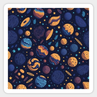 Planets Symphony Patterns Sticker